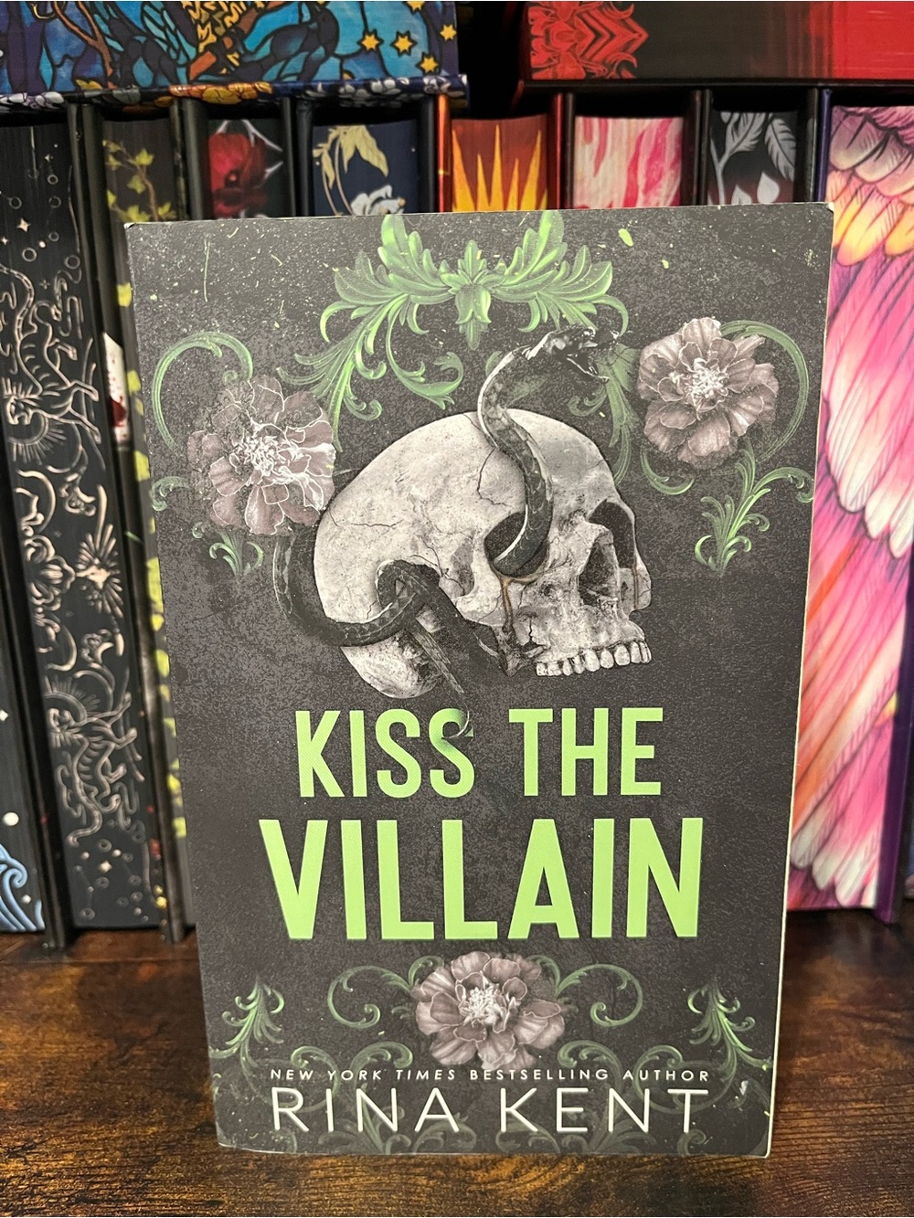 Kiss The Villain by Rina Kent Deluxe OOP Paperback New